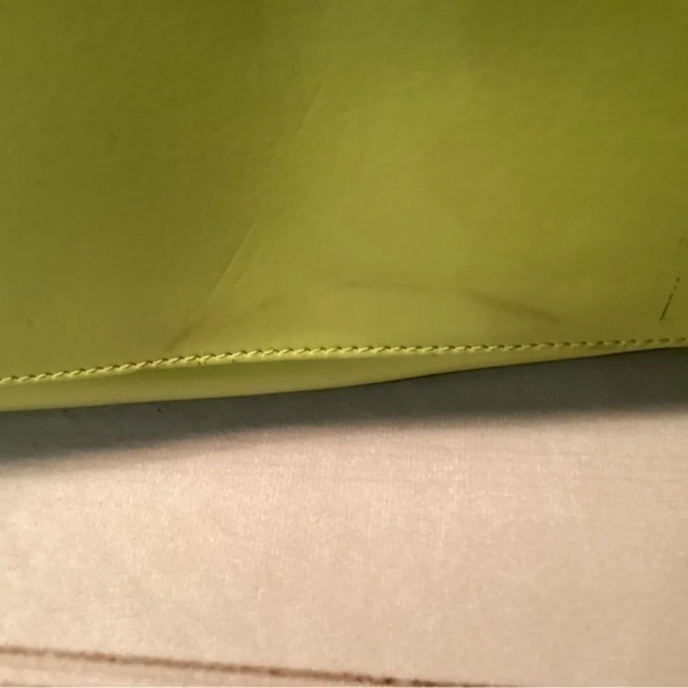 FURLA Lime Green Leather Purse - Picture 11 of 16